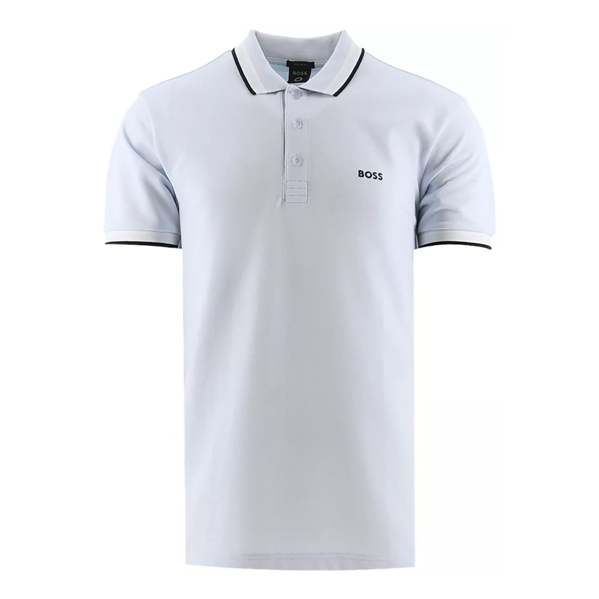 BOSS 'PADDY COTTON POLO IN PALE BLUE