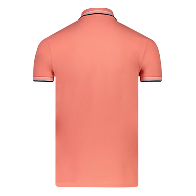 BOSS 'PADDY COTTON POLO IN PALE ORANGE