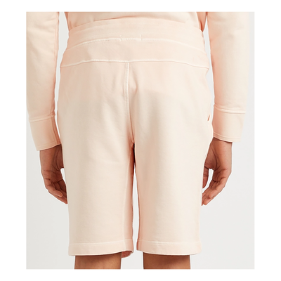 CP COMPANY COTTON RESIST DYED SHORTS IN BLEACHED APRICOT