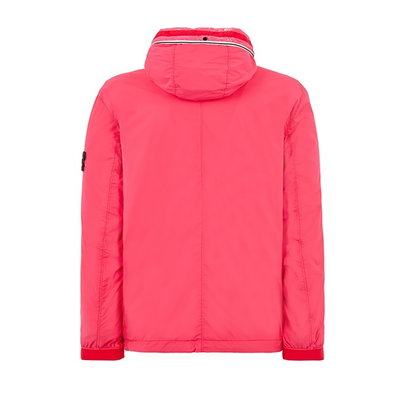 STONE ISLAND NYLON GARMENT DYED JACKET IN PINK