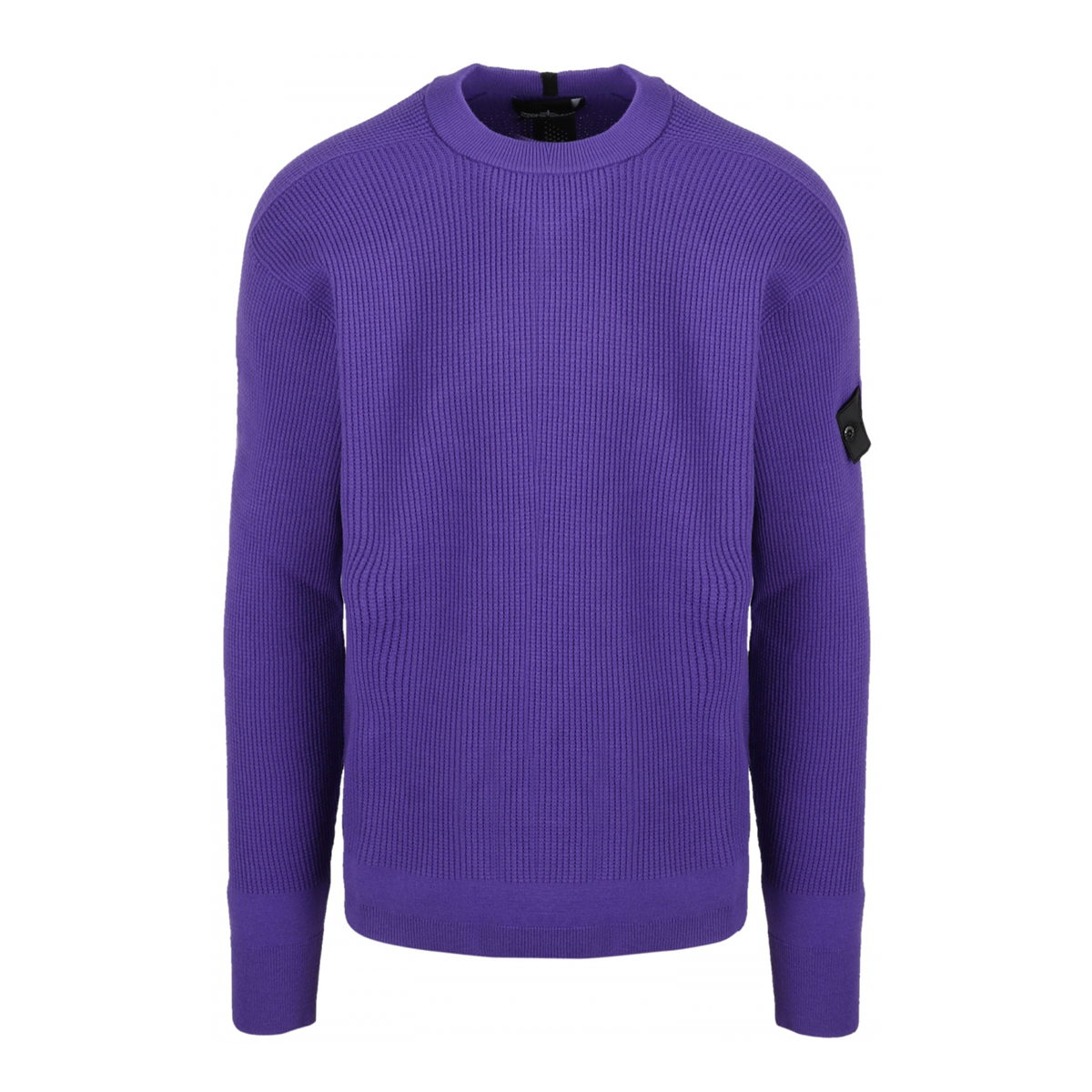 STONE ISLAND SHADOW PROJECT WOOL JUMPER IN PURPLE