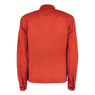 CP COMPANY CHROME OVERSHIRT IN RED