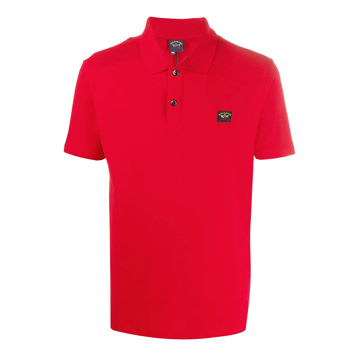 PAUL & SHARK PIQUE COTTON POLO IN RED