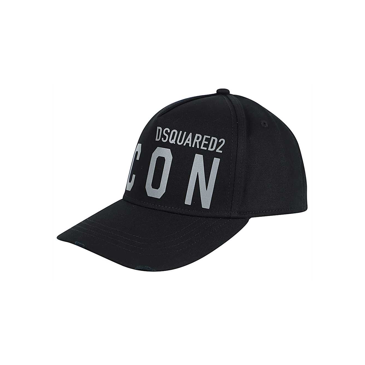 DSQUARED2 ICON REFLECTIVE CAP IN BLACK