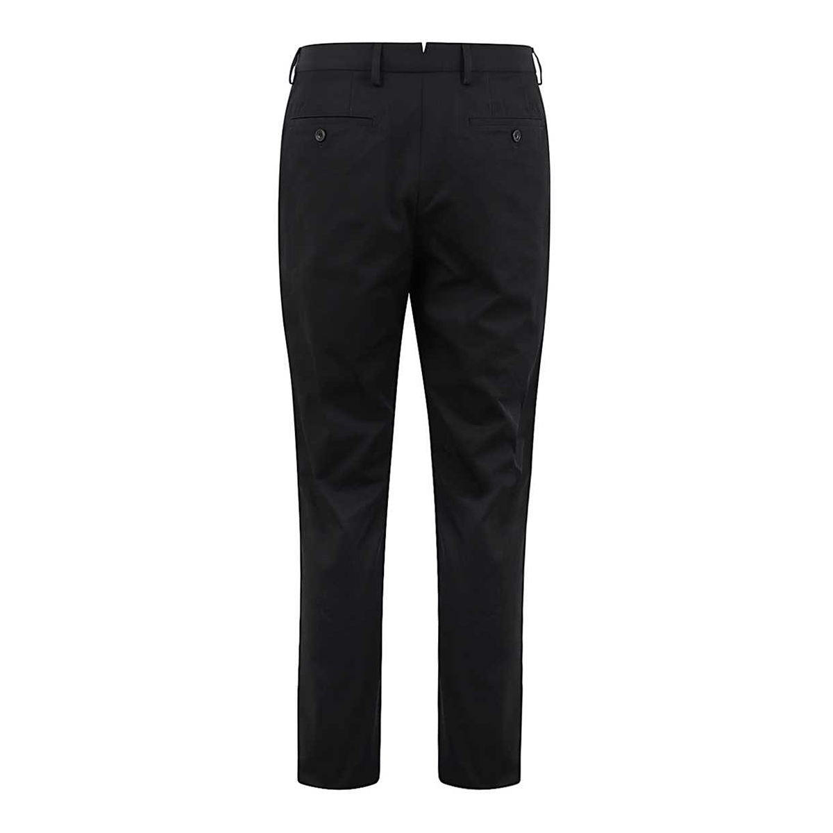 BURBERRY SLIM FIT TROUSERS IN BLACK