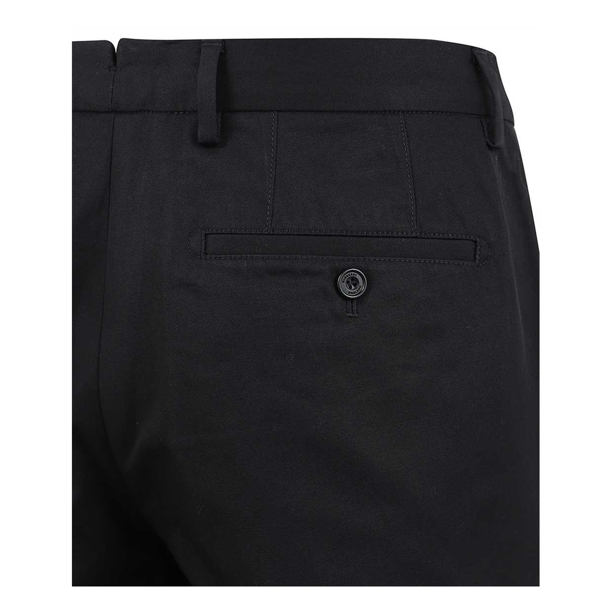 BURBERRY SLIM FIT TROUSERS IN BLACK