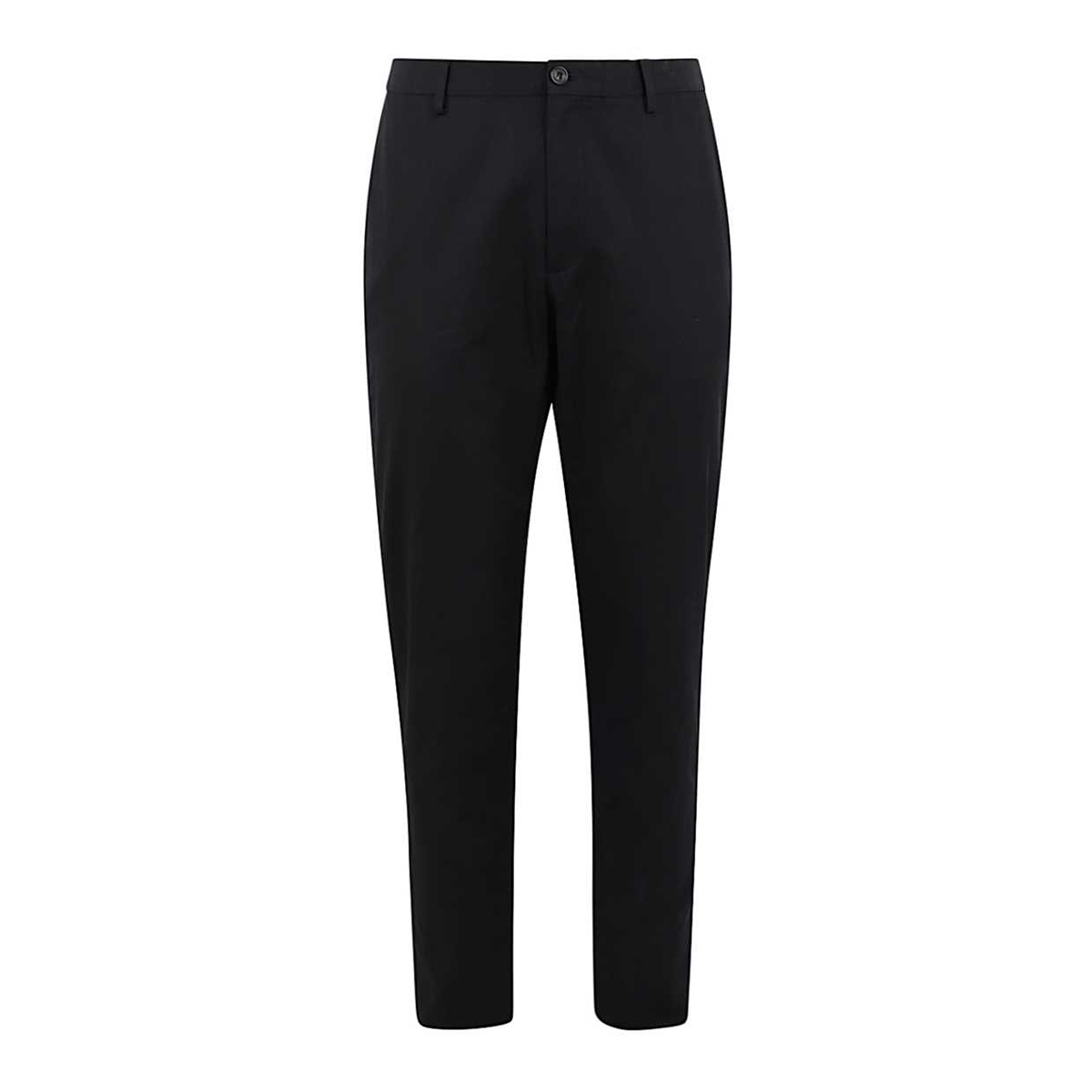 BURBERRY SLIM FIT TROUSERS IN BLACK