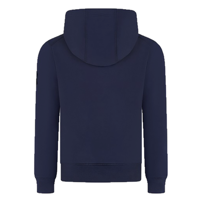 STONE ISLAND JUNIOR KANGEROO HOODIE IN NAVY BLUE