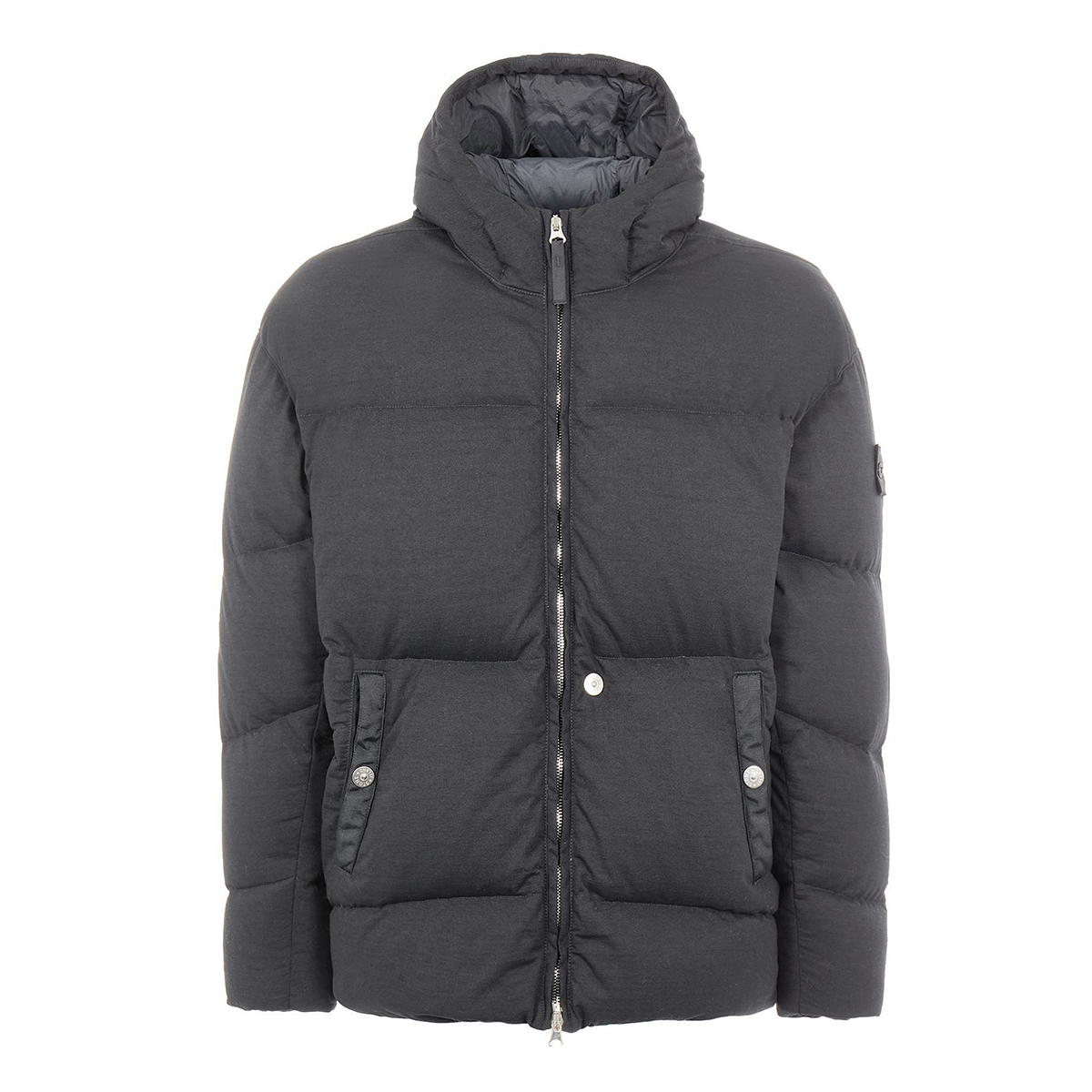 STONE ISLAND HIGH DENSITY R NYLON JACKET IN CHARCOAL