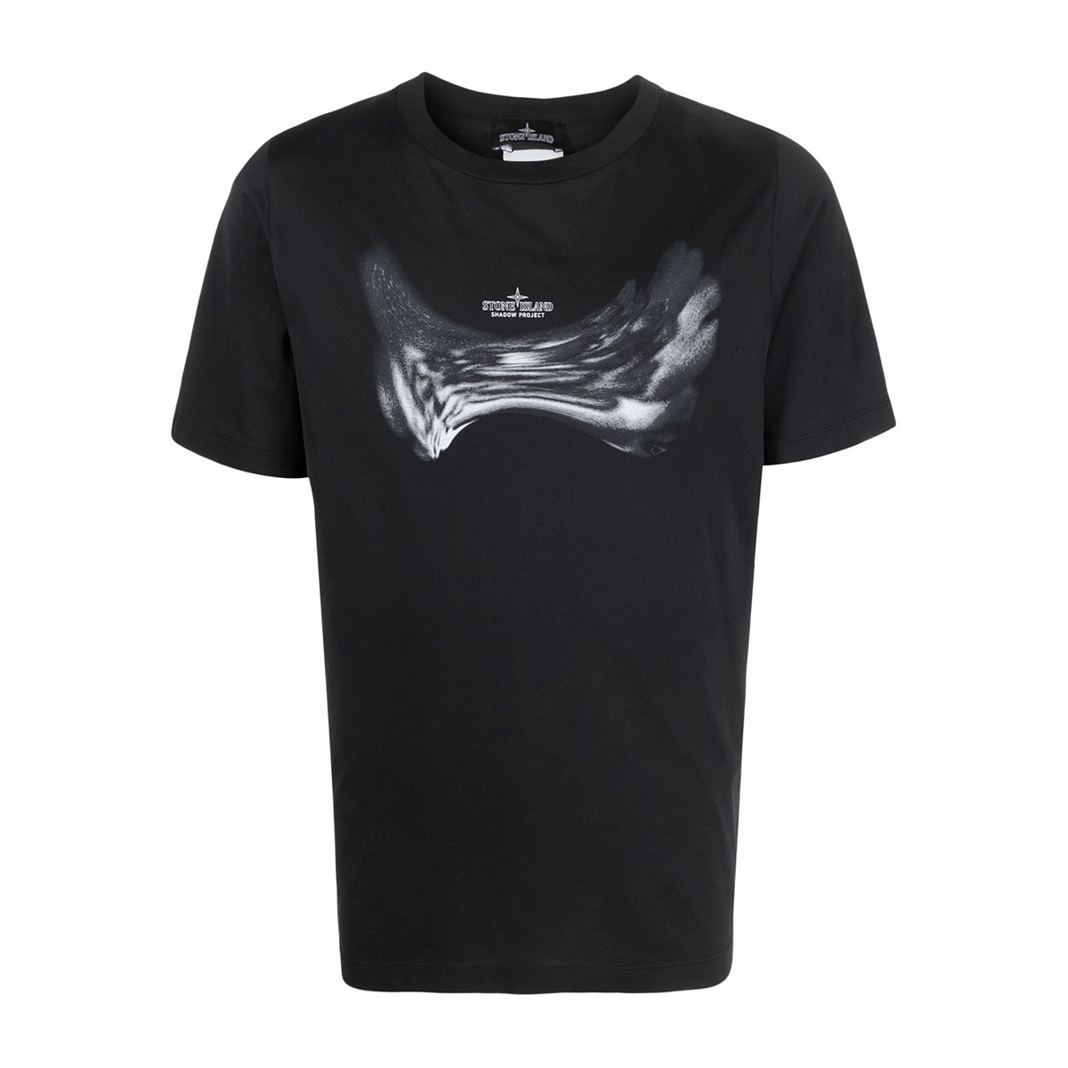 STONE ISLAND SHADOW NEO-FLORA T-SHIRT IN BLACK