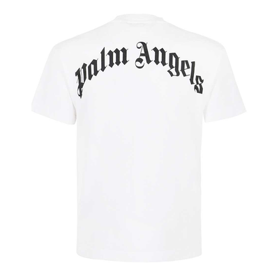 PALM ANGELS SHARK PRINT T-SHIRT IN WHITE