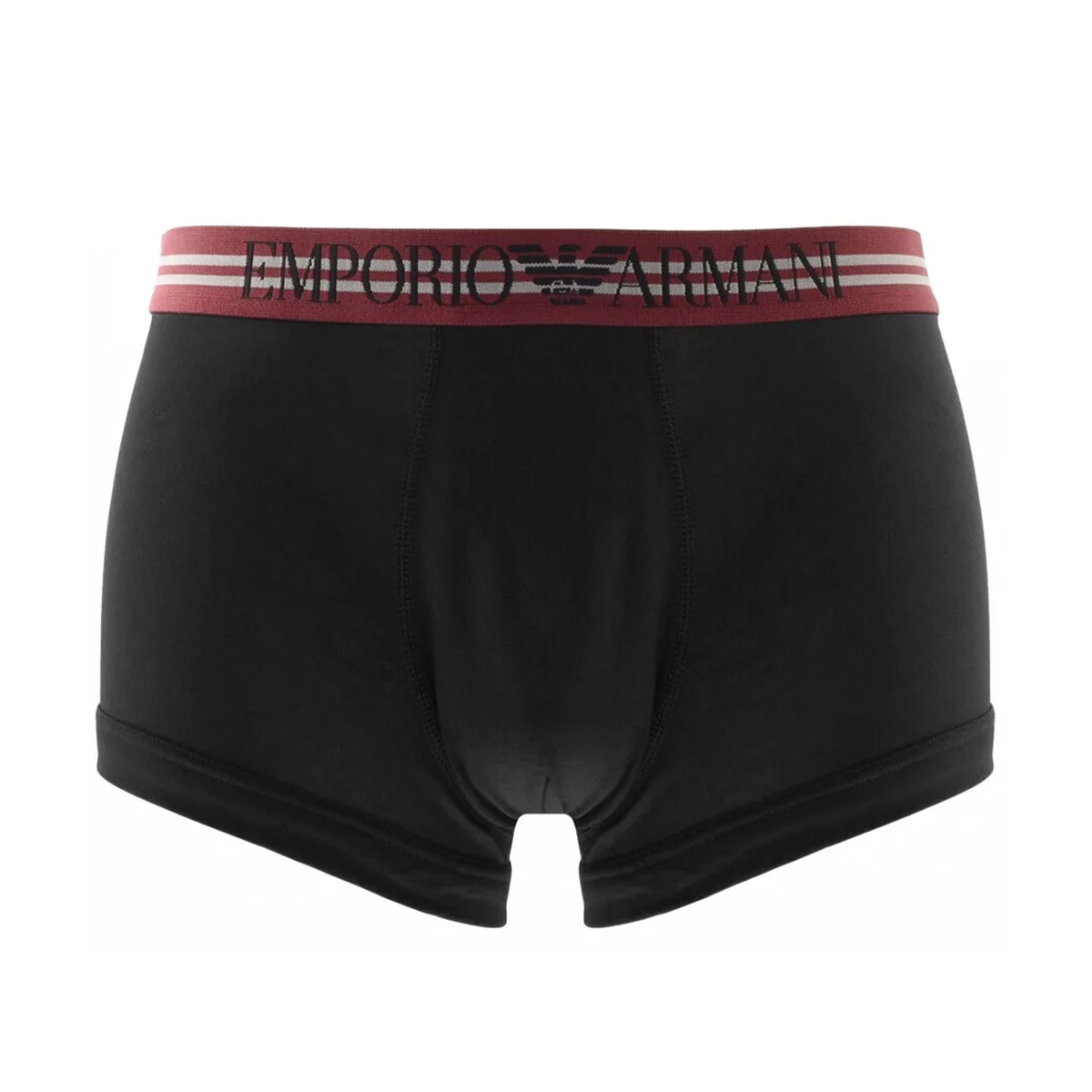 EMPORIO ARMANI THREE PACK MIXED BOXER TRUNKS IN BLACK