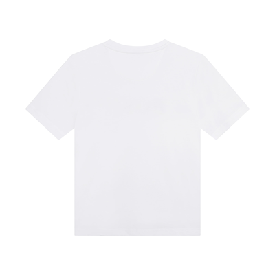 BOSS JUNIOR MULTI COLOUR PRINT T-SHIRT IN WHITE