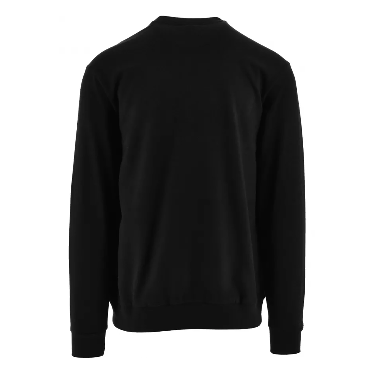 PAUL & SHARK COTTON LOGO BADGE SWEATER IN BLACK