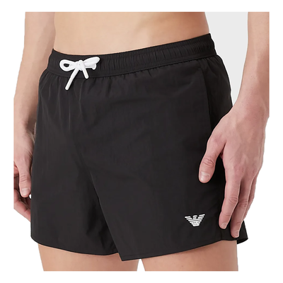 EMPORIO ARMANI SWIM TRUNCKS WITH MICRO EAGLE IN BLACK