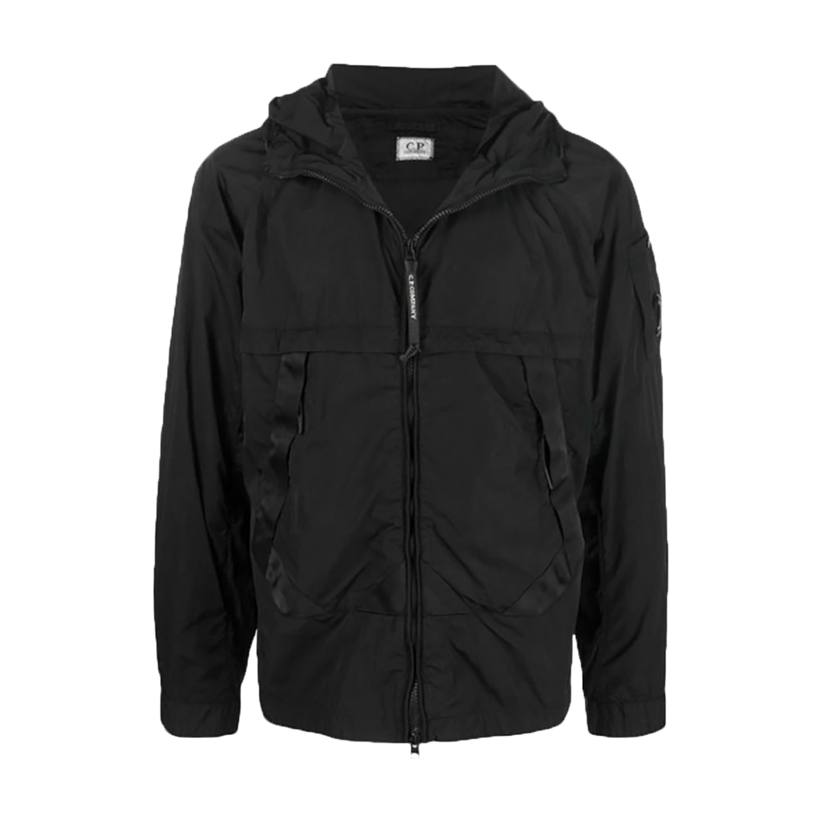 CP COMPANY BLOUSON JACKET IN NAVY BLUE