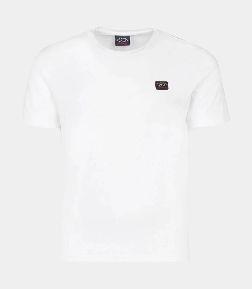 PAUL & SHARK T-SHIRT SMALL LOGO-WHITE