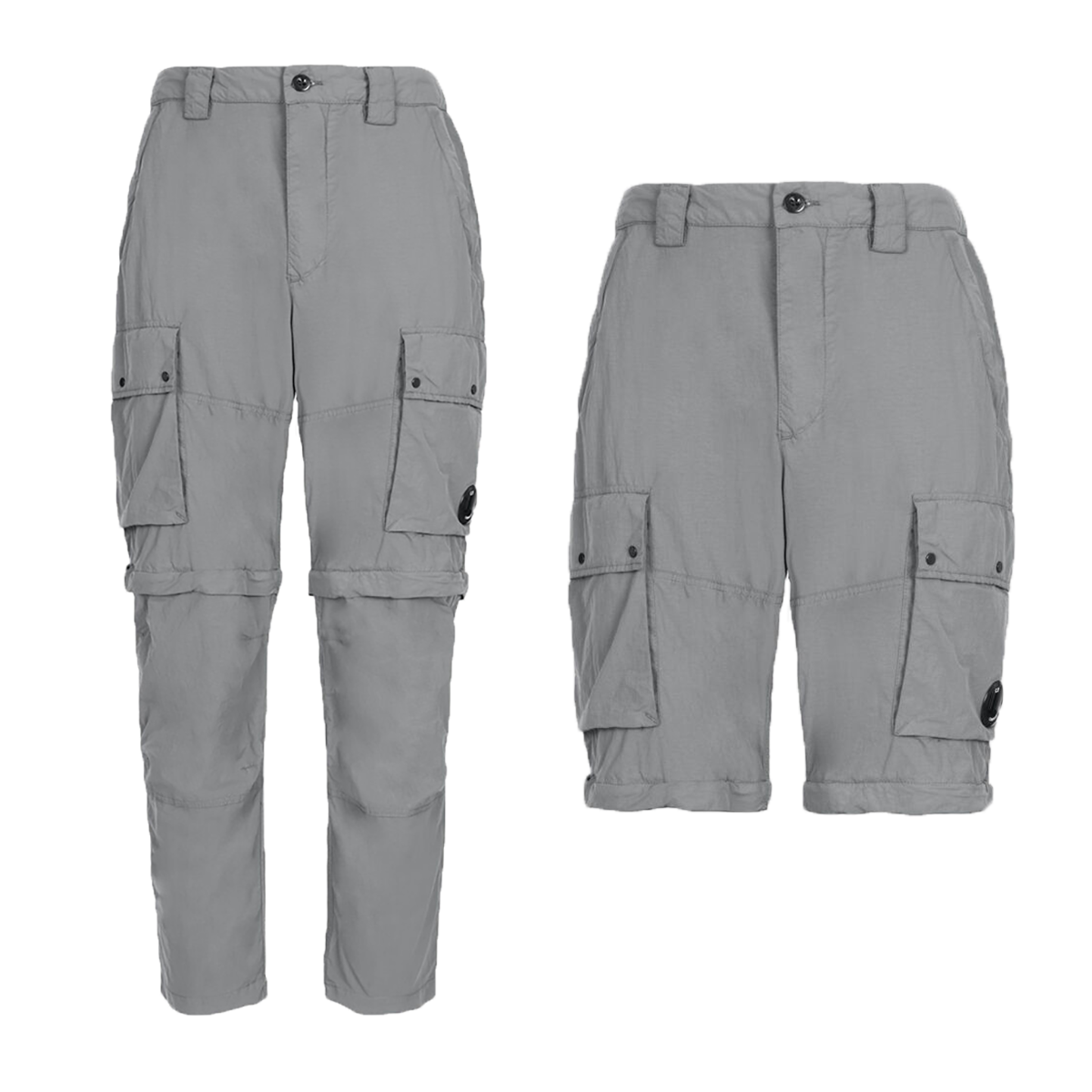 CP COMAPNY FLATT NYLON CARGO 2 IN 1 BOTTOMS