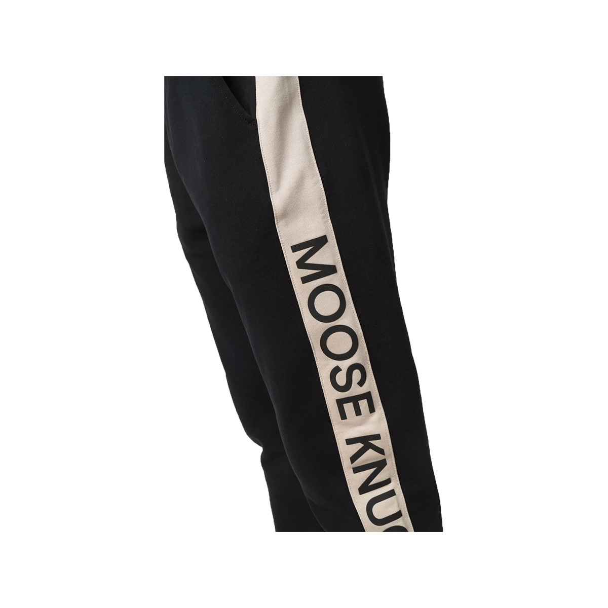 MOOSE KNUCKLES WABASSO CREW NECK TRACKSUIT IN BLACK