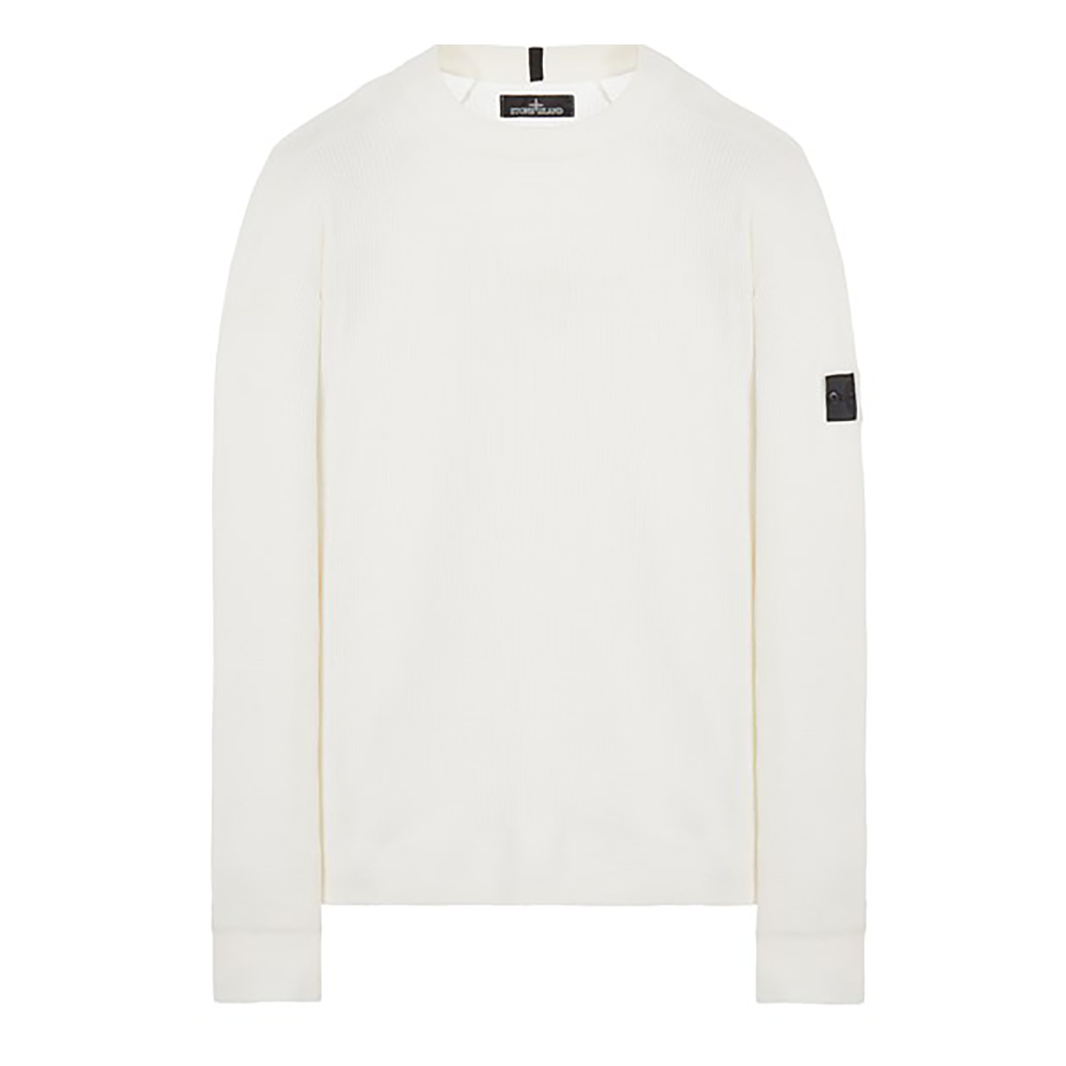 STONE ISLAND SHADOW PROJECT WOOL JUMPER IN WHITE