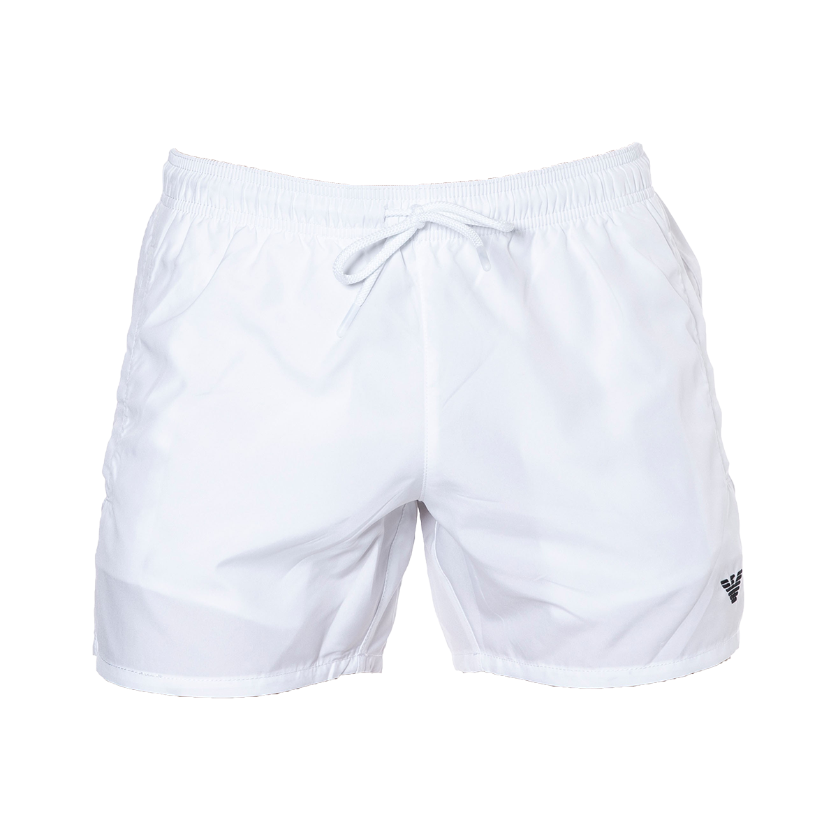 EMPORIO ARMANI SWIM TRUNCKS WITH MICRO EAGLE IN WHITE