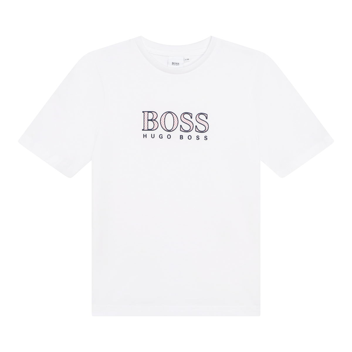 BOSS JUNIOR PRINTED T-SHIRT IN WHITE