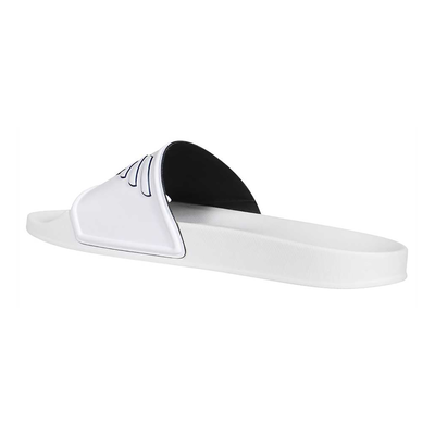 EMPORIO ARMANI SLIDDERS IN WHITE