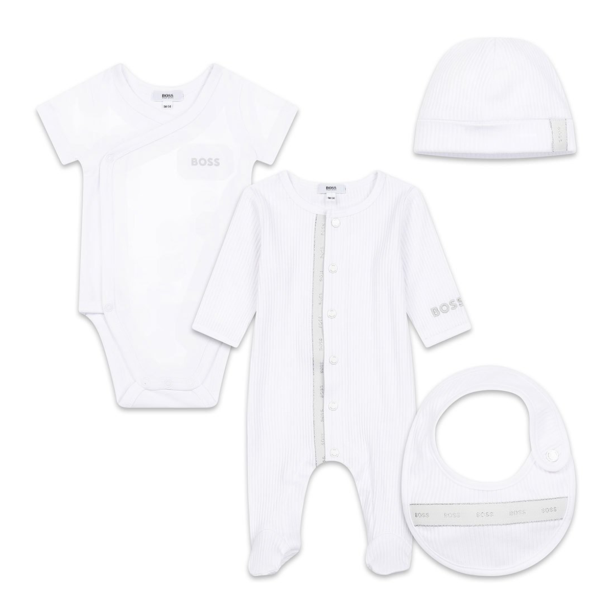 BOSS BABY 4 PIECE SET IN WHITE