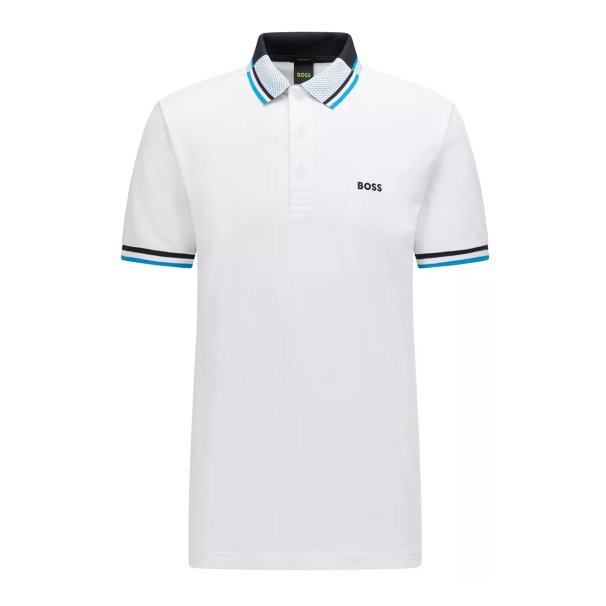 BOSS 'PADDY 1' POLO IN WHITE