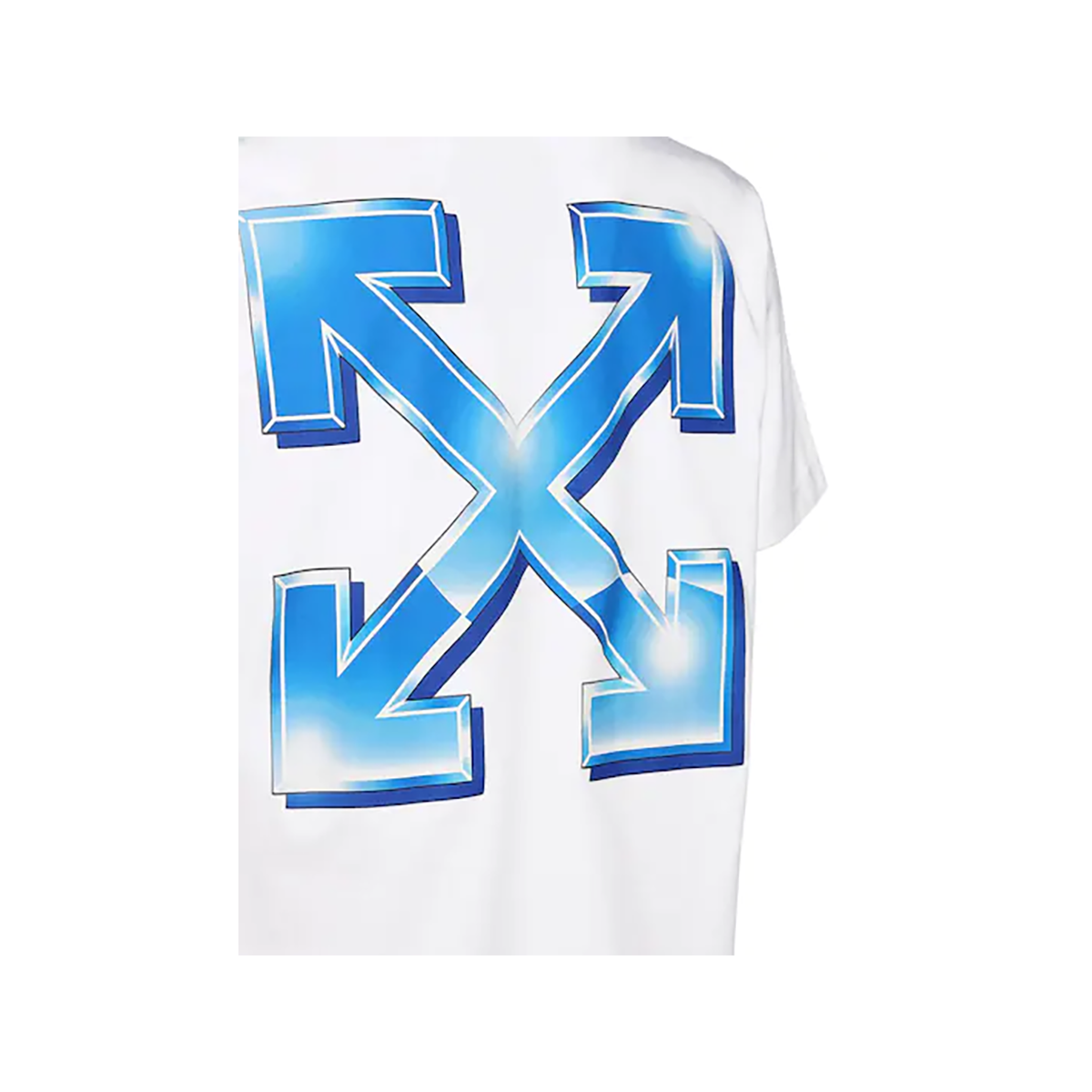 OFF WHITE METAL ARROW SLIM FIT T-SHIRT IN WHITE