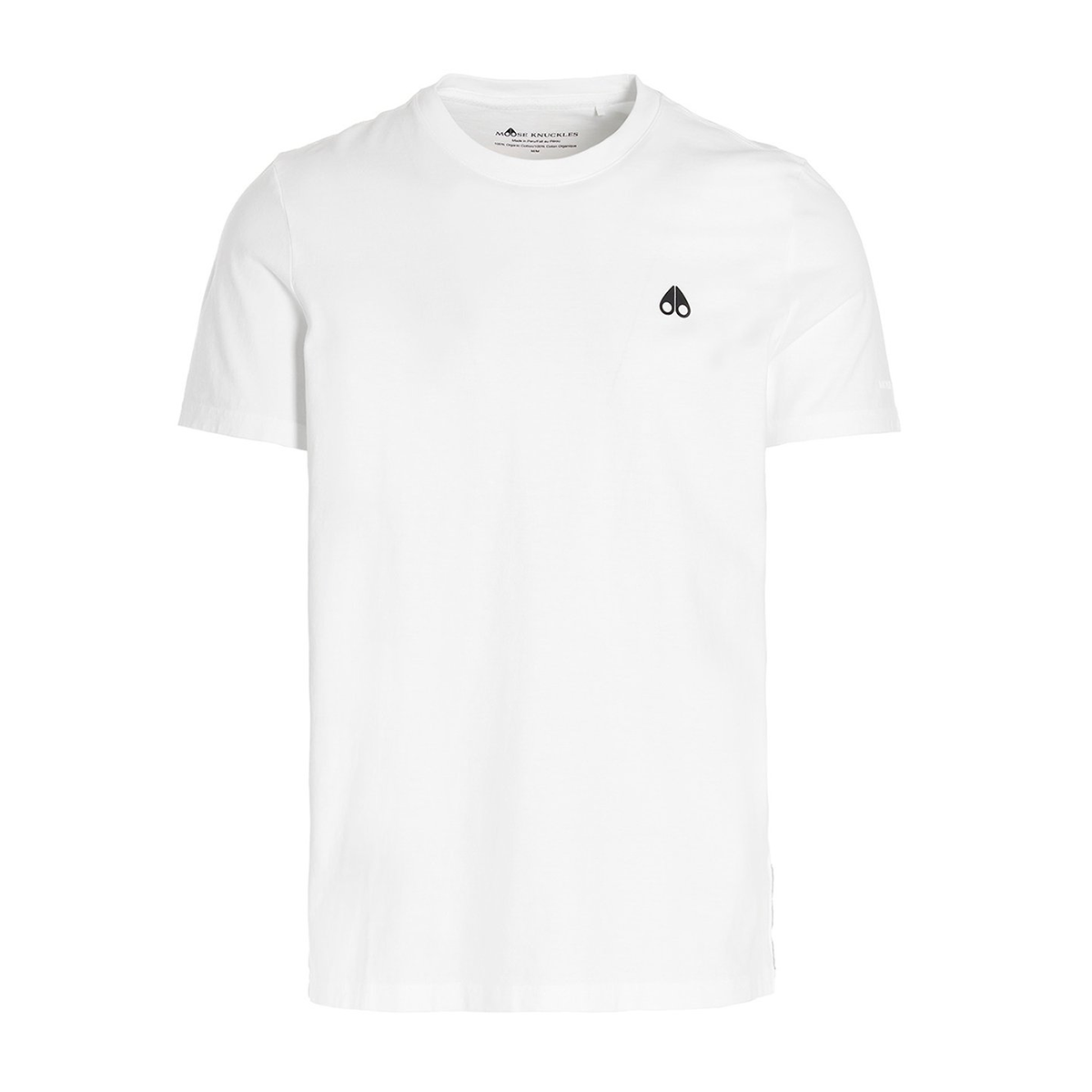 MOOSE KNUCKLES SATELLITE T-SHIRT IN WHITE