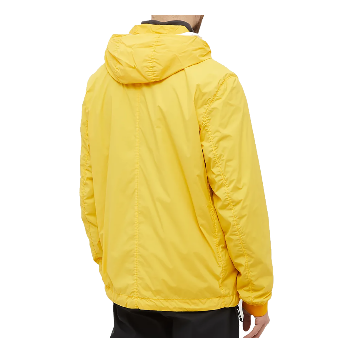 STONE ISLAND NYLON GARMENT DYED JACKET IN YELLOW