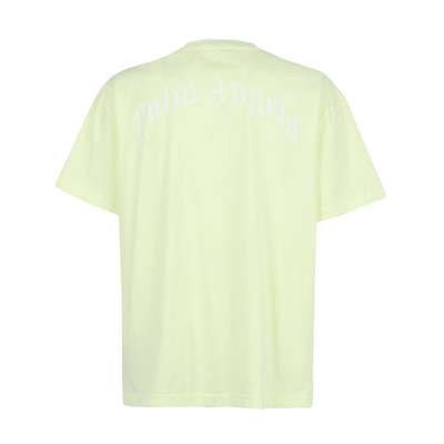 PALM ANGELS BEAR PRINT T-SHIRT IN YELLOW