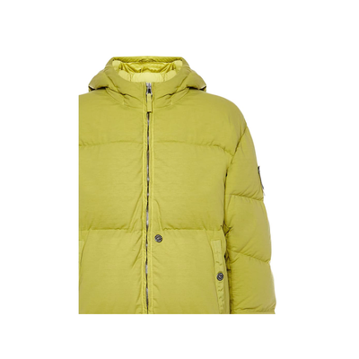 STONE ISLAND HIGH DENSITY R NYLON JACKET IN YELLOW