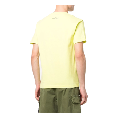 STONE ISLAND 'INK ONE' T-SHIRT IN YELLOW