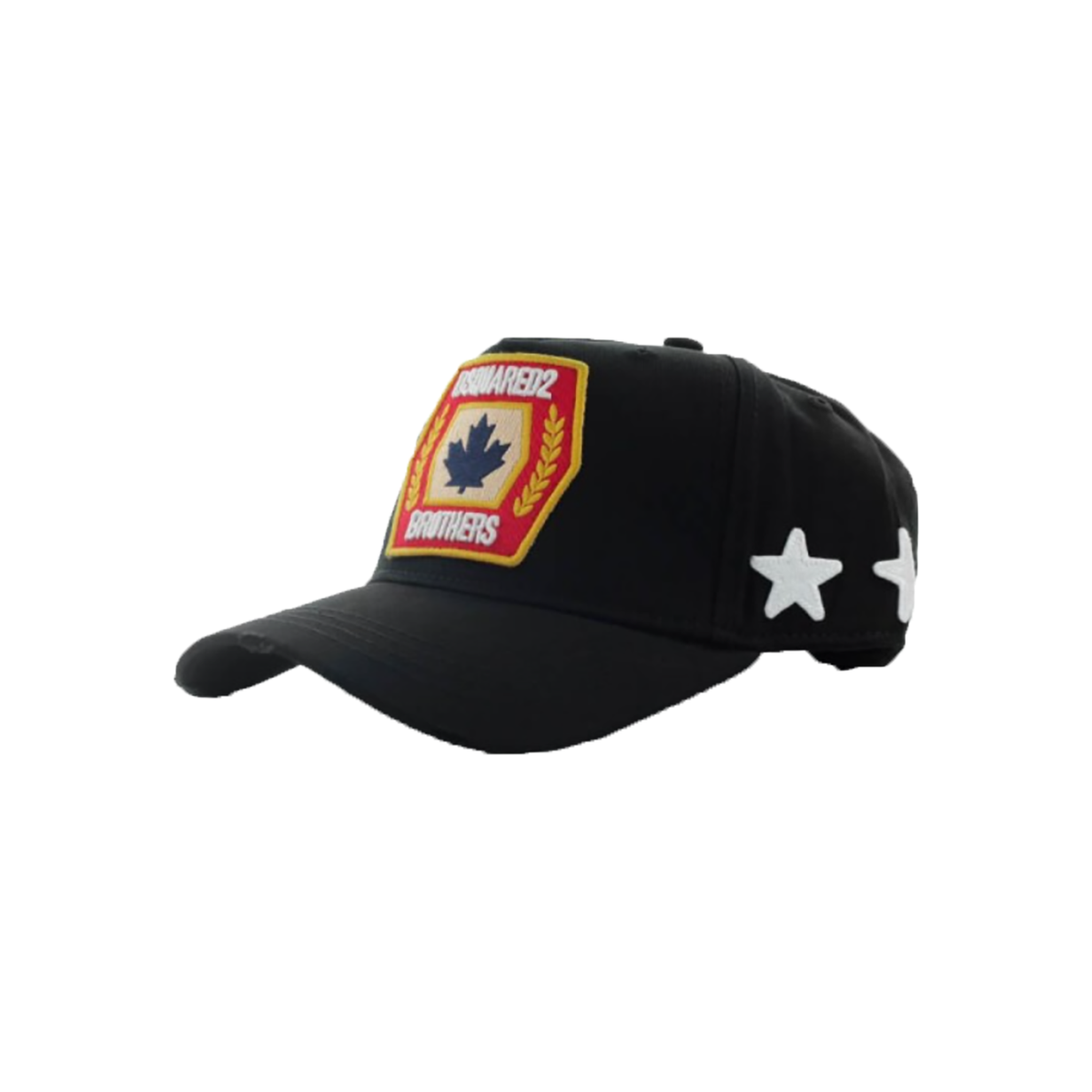 DSQUARED2 BROTHERS LOGO CAP IN BLACK